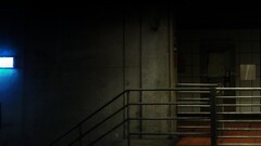 building door lights dark