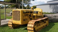 bulldozer vehicle caterpillar yellow heavy equipment