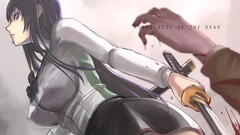 busujima saeko highschool of the dead school uniform anime girls