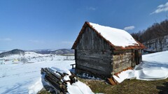cabin barns outdoors