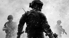 call of duty monochrome weapon soldier video games