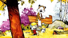 calvin and hobbes cartoon Trees