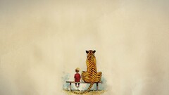 calvin and hobbes realistic artwork Minimalism