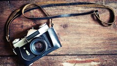 camera wooden surface Technology