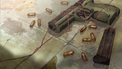 Canaan Beretta gun weapon Anime ammunition pistol artwork
