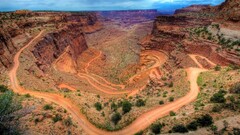 canyon nature Canyonlands National Park Utah dirt road landscape