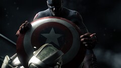 captain america artwork superhero shield cgi video games