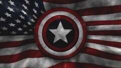 captain america marvel comics flag