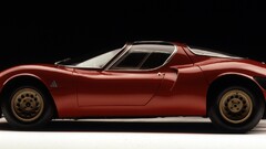 Car Alfa Romeo red cars vehicle Alfa Romeo 33 Stradale