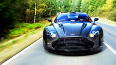 Car Aston Martin carbon fiber frontal view