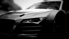Car Audi monochrome