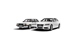 Car Audi white cars numbers vehicle white background