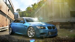 Car BMW blue cars BMW 3 Series BMW E92 vehicle