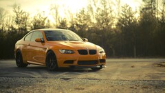 Car BMW orange cars vehicle BMW E92 BMW 3 Series