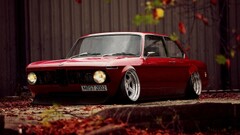 Car BMW red cars vehicle BMW 02 Series