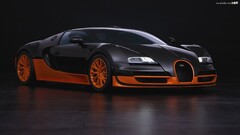 Car bugatti veyron vehicle