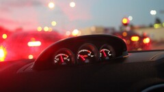 Car car interior City Lights bokeh Ford Focus ST