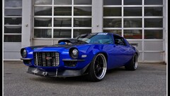 Car Chevrolet Camaro Z28 vehicle blue cars Chevrolet