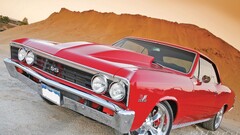 Car chevrolet chevelle Chevrolet red cars vehicle