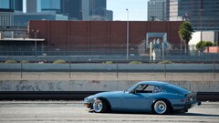 Car Datsun blue cars Nissan S30 Nissan Fairlady Z