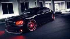 Car dodge charger black cars vehicle