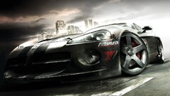 Car dodge viper black cars