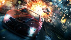 Car explosion video games video game art vehicle racing