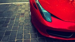 Car Ferrari ferrari 458 458 italia red red cars pavements filter