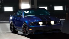 Car Ford mustang blue cars vehicle Ford