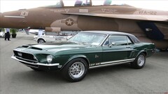 Car Ford mustang Ford green cars numbers vehicle Aircraft