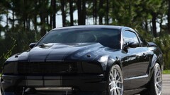 Car Ford mustang Ford vehicle black cars