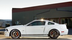 Car Ford Mustang GT Ford white cars vehicle