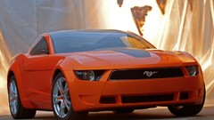 Car Ford mustang orange cars Ford vehicle