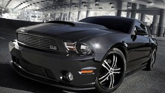 Car Ford mustang vehicle Ford black cars