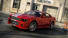 Car Ford mustang vehicle Ford red cars