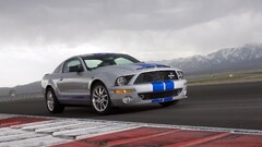 Car Ford mustang vehicle Ford silver cars Racing Stripes