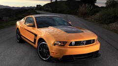 Car Ford mustang vehicle orange cars Ford
