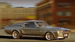 Car Ford mustang vehicle silver cars