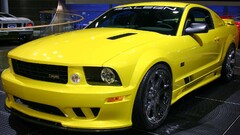 Car Ford mustang yellow cars