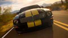 Car Ford Racing Stripes frontal view Ford mustang dutch tilt