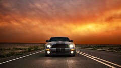 Car Ford sky road vehicle