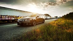 Car graffiti sunlight outdoors vehicle