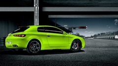 Car green cars vehicle