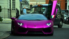 Car Lamborghini-Aventador Lamborghini Supercars purple