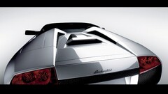 Car Lamborghini vehicle Supercars silver cars