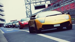 Car Lamborghini vehicle yellow cars Supercars
