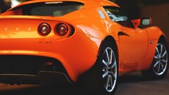 Car lotus orange cars vehicle