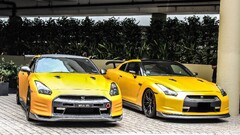 Car Nissan yellow cars
