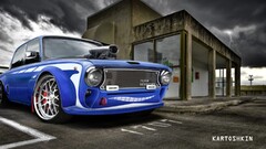 Car old car russian cars blue cars vehicle lada