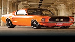 Car orange cars Ford vehicle